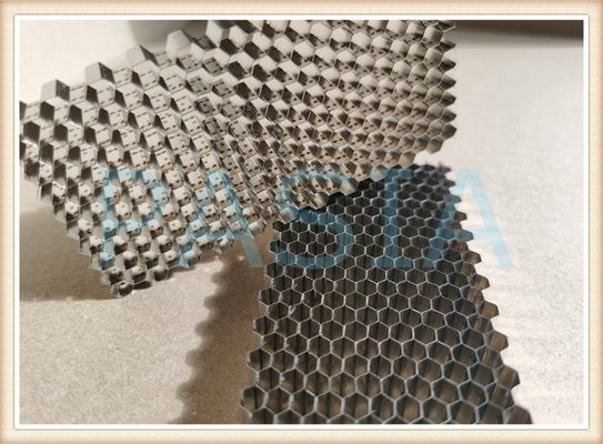 China 0.06Mm Foil Aluminum Honeycomb Grid Core Of Small Cell supplier