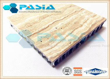 China Interior Wall Design Lightweight Cladding Panels , Travertine Composite Stone Panels supplier