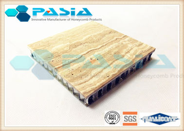 China Travertine Stone Honeycomb Panel for Outdoor Decoration Use with Surface Polished supplier