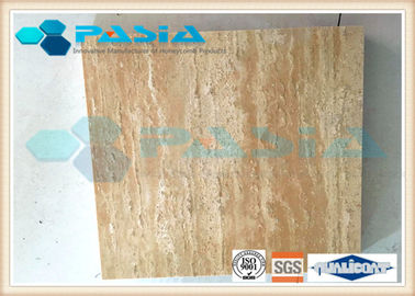 China Flexible Honeycomb Stone Panels With Sound / Heat Insulation Hammer Bushed supplier