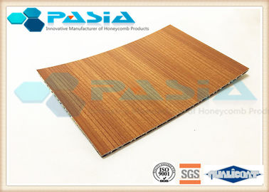 China Wood Imitation Hexcel Honeycomb Panels , Lightweight Wood Panels Shockproof supplier