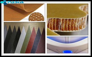 China 10mm Thickness Aramid Honeycomb Panels With Aramid Fiber Fabrics Prepreg supplier