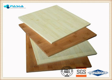 China Bamboo Grain Imitation Aluminium Partition Panel , Custom Aluminum Panels supplier