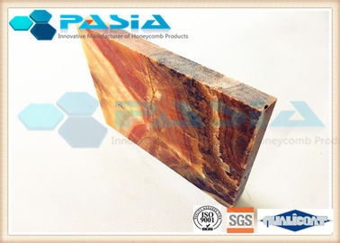 China UAE Onyx Veneer Honeycomb Ceiling Panels For Luxurious Indoor Building Decoration supplier