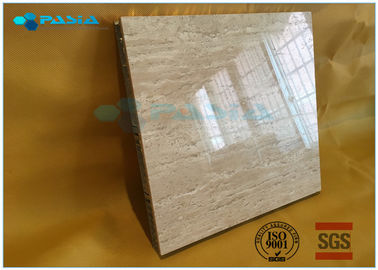 China Washroom Cubicles Aluminium Honeycomb Sheet / Marble Composite Panels supplier