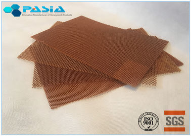 China High Temperature Resistance Moisture Proof Aramid Honeycomb Core Sheet For Further Carving supplier
