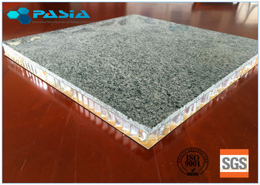 China Granite Stone Aluminium Honeycomb Panel With Edge Open For Indoor Decoration supplier