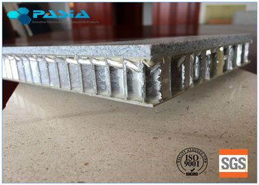 China Customized Marble Stone Aluminum Honeycomb Panels Edge Open 900x1500 Sized supplier