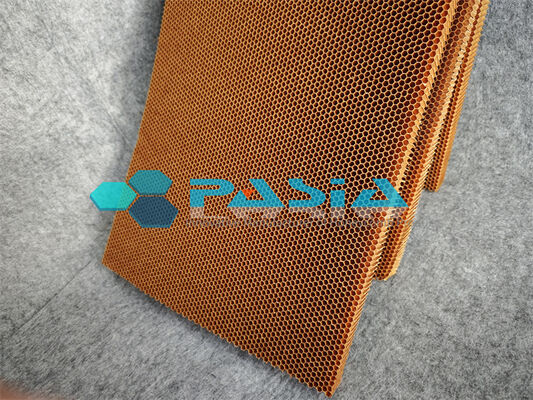 China Commercial Nomex Aramid Curved Honeycomb Core for Sporting Goods supplier