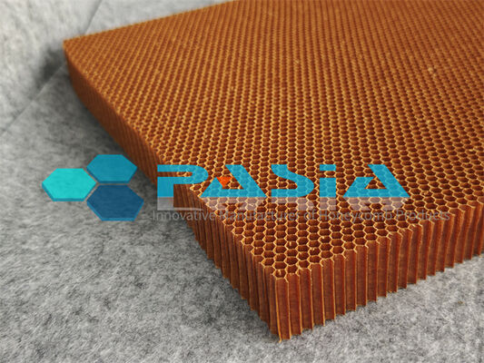 China Outstanding Flame Retardancy & Self-Extinguishing Aramid Fiber Nomex Honeycomb Core supplier