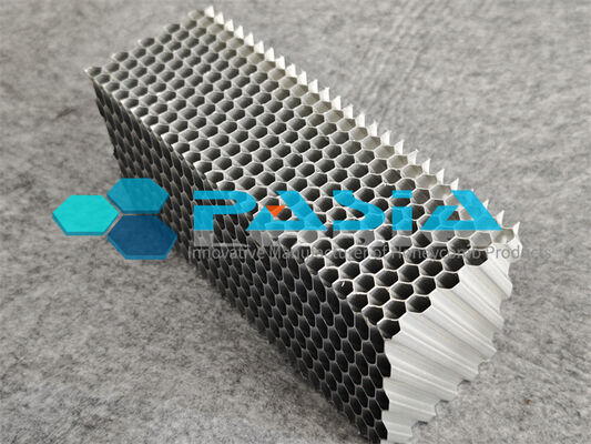 China Corrosion Resistant Chromate‑coated Aluminum Honeycomb Energy Absorber Pad in 1250×1250mm Size for Railway Vehicle Buffering with Stable Plateau Stress Characteristics. supplier