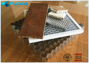 China Material Saving Honeycomb Wall Panels , Aluminium Honeycomb Composite Panel Glue Bonded supplier