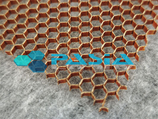 China High Stiffness Lightweight Aramid Honeycomb for Helicopter Rotor Blades supplier