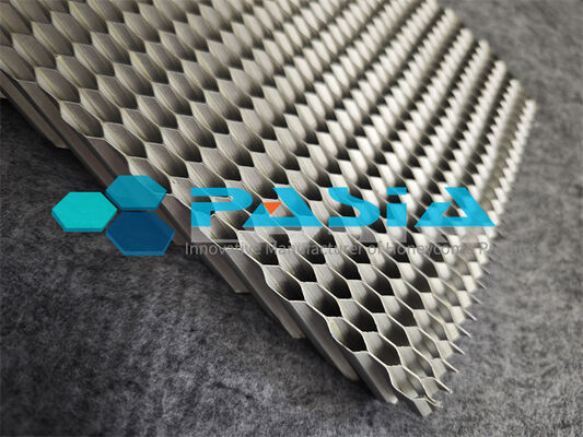 China 5052 Aluminum Honeycomb Energy Absorber with Gradient Thickness Cell Walls for Low-velocity Impact supplier