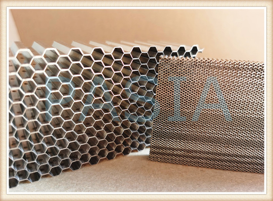 China Small Cell Aluminum Honeycomb Core Trivalent Chromium Passivated supplier