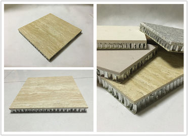 Customized Shape Honeycomb Stone Cladding Panels 12mm - 25mm Thickness supplier