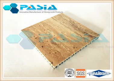 Cornice Use Honeycomb Stone Panels , Thin Limestone Veneer Panels Anti - Wear supplier