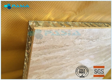 Washroom Cubicles Aluminium Honeycomb Sheet / Marble Composite Panels supplier