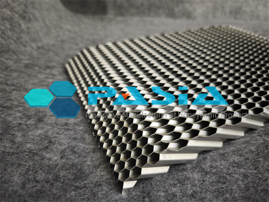 High Specific Surface Area Angled Aluminum Honeycomb Core For Air Purification supplier