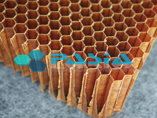Flex Core Aramid Honeycomb for Three D Shaped Parts Requiring Insulation and Non Conductivity supplier
