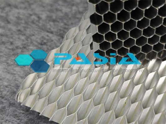 Corrosion Resistant Chromate‑coated Aluminum Honeycomb Energy Absorber Pad in 1250×1250mm Size for Railway Vehicle Buffering with Stable Plateau Stress Characteristics. supplier