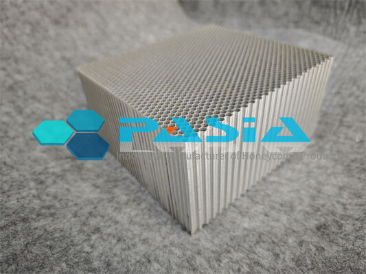 Corrosion Resistant Chromate‑coated Aluminum Honeycomb Energy Absorber Pad in 1250×1250mm Size for Railway Vehicle Buffering with Stable Plateau Stress Characteristics supplier